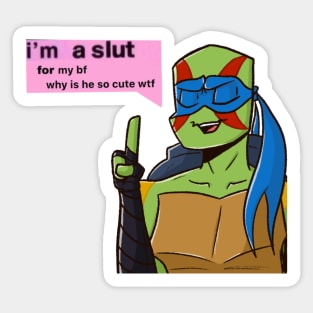 Kinda gay Sticker